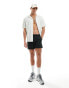 Фото #4 товара Lacoste logo swim shorts in black