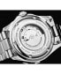 ფოტო #2 პროდუქტის Men's Aquadiver Silver-tone Stainless Steel , Black Dial , 45mm Round Watch