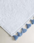 Фото #8 товара Cotton towel with tassels