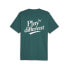 Фото #2 товара Puma Legacy Graphic Crew Neck Short Sleeve T-Shirt Mens Green Casual Tops 622739