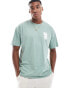 New Look wilderness t-shirt in light khaki