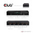 Club 3D HDMI™ 2.0 UHD 4K60Hz SwitchBox 4 ports and included IR Remote control - HDMI - 2.0a - 4096 x 2160 pixels - Black - Metal - 4K Ultra HD