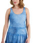 Фото #4 товара Платье без рукавов многоярусное Jones New York Petite