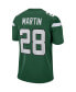 Men's Curtis Martin Gotham Green New York Jets Game Retired Player Jersey