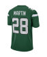 Фото #2 товара Men's Curtis Martin Gotham Green New York Jets Game Retired Player Jersey