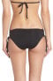 Isabella Rose 170235 Womens Lace-Up Hipster Bikini Bottom Black Size Large