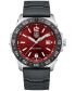 Men's Swiss Pacific Diver Black Rubber Strap Watch 44mm