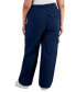 Trendy Plus Size Relaxed-Fit Straight-Leg Cargo Pants