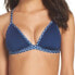 Фото #2 товара Lucky Brand 155175 Women's Reversible Blue Bikini Top Size Large