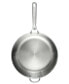 Stainless Steel 12.5" Deep Fry Pan with Helper Handle