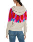 Фото #2 товара Brodie Cashmere Cheska Fairisle Cashmere Hoodie Women's