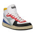 Фото #2 товара Diadora Mi Basket Used High Top Mens White Sneakers Casual Shoes 158569-C6664