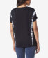 ფოტო #2 პროდუქტის Women's Tie Dye Dolman Short Sleeve T-Shirt