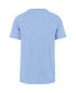 Фото #2 товара Men's Light Blue Distressed Houston Oilers Time Lock Franklin Big and Tall T-shirt