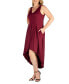 ფოტო #2 პროდუქტის Women's Plus Size High Low Party Dress