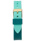 Фото #2 товара Women's Silicone Strap Watch 38mm Set, Created for Macy's