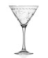 Фото #2 товара Fleur De Lis Martini 10Oz - Set Of 4 Glasses