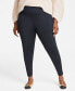 Фото #3 товара Plus Size Mid-Rise Ankle-Length Leggings, Created for Macy's