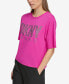 Фото #3 товара Футболка женская DKNY с украшенным логотипом