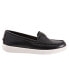Фото #1 товара Trotters Dina T2000-001 Womens Black Leather Slip On Loafer Flats Shoes 6