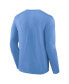 ფოტო #3 პროდუქტის Men's Carolina Blue North Carolina Tar Heels Distressed Arch Over Logo Long Sleeve T-shirt