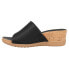 Baretraps Dawny Wedge Womens Black Casual Sandals BT-S2311076-003-001