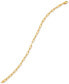 Paperclip Link Chain Bracelet in 10k Gold
