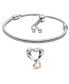 ფოტო #5 პროდუქტის Sterling Silver Heart Charm Bracelet Gift Set