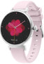 Фото #3 товара AMOLED Smartwatch DM70 – Silver - Pink