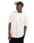 ASOS DESIGN oversized t-shirt with scenic back print in off white