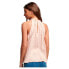 SUPERDRY Lace Sleeveless High Neck T-Shirt