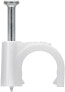 Фото #5 товара Wentronic Goobay Cable Clip 9 mm, white, 100 pc(s)