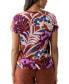 Women's The Perfect Printed T-Shirt South Palm, 2XS - фото #2