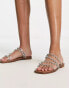 Фото #2 товара Steve Madden Skyler rhinestone studded sandals in clear