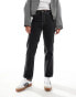 Dickies ellendale straight fit denim jeans in washed black