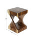 Saur Wood Contemporary Accent Table