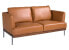 Фото #1 товара 2-Sitzer-Sofa in Leder mit Stahlbeinen