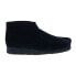 Фото #1 товара Clarks Wallabee Boot 26155517 Mens Black Suede Lace Up Chukkas Boots
