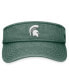 ფოტო #2 პროდუქტის Men's Green Michigan State Spartans Terry Adjustable Visor