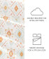 Фото #3 товара The Boho & Beyond Premium Ultra Soft Pattern 4 Piece Bed Sheet Set by Home Collection - Full