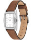 ფოტო #2 პროდუქტის Women's Reese Saddle Leather Watch 24mm