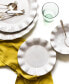 Фото #2 товара by Laura Johnson Signature Ruffle White Dinner Plate