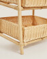 Rattan storage rack