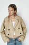 SHORT TRENCH-STYLE JACKET