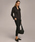 ფოტო #5 პროდუქტის Donna Karan Women's Button Front Point Hem Top