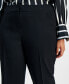 Plus Size Mid-Rise Full-Length Straight-Leg Pants