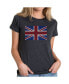 ფოტო #1 პროდუქტის Women's Premium Blend T-Shirt with God Save The Queen Word Art