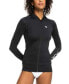 ფოტო #1 პროდუქტის Juniors' New Essentials Chest-Logo Hooded Rashguard