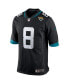 Фото #3 товара Men's Mark Brunell Black Jacksonville Jaguars Game Retired Player Jersey