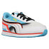 Фото #3 товара Puma Future Rider Airbrush Toddler Boys White Sneakers Casual Shoes 382760-01